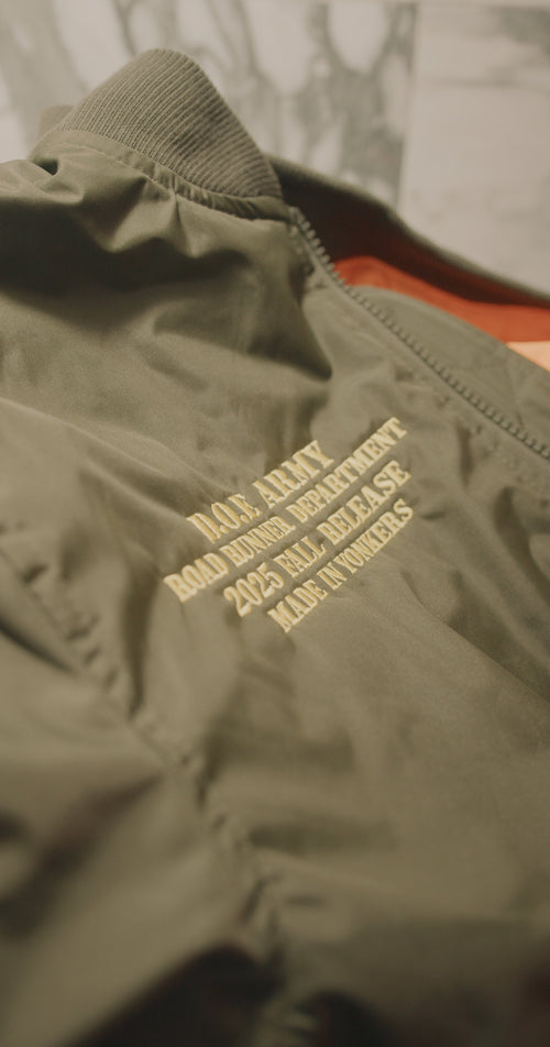 D.O.E Army Bomber Jacket